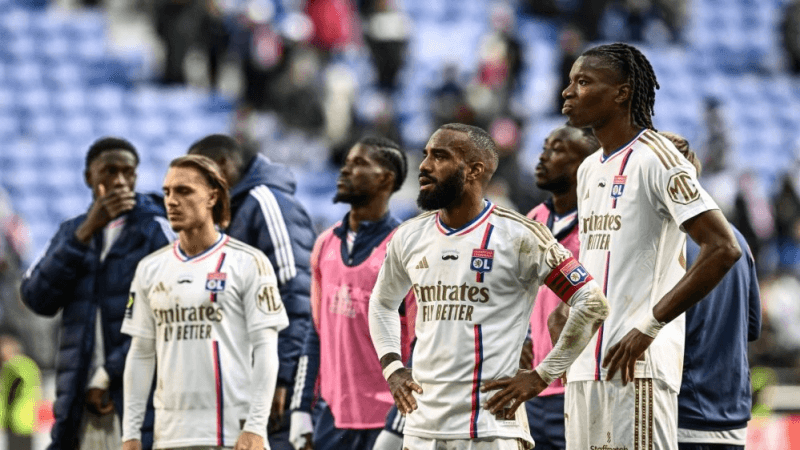 L’Olympique Lyonnais, relégué en Ligue 2