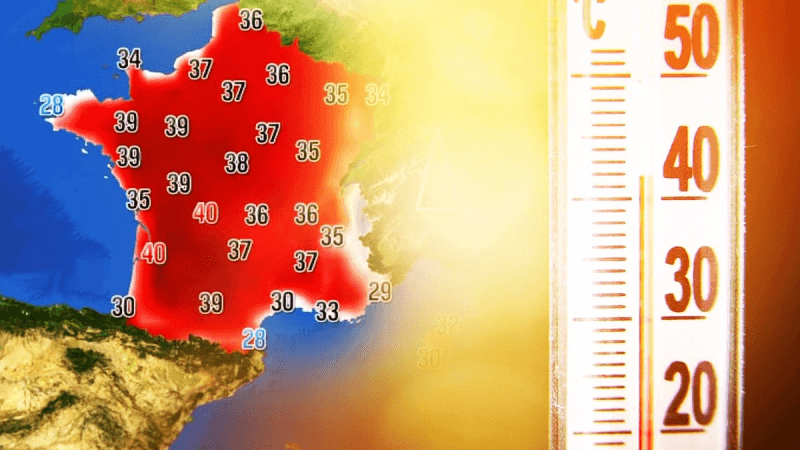 Canicule en France : Des pics inédits en juin