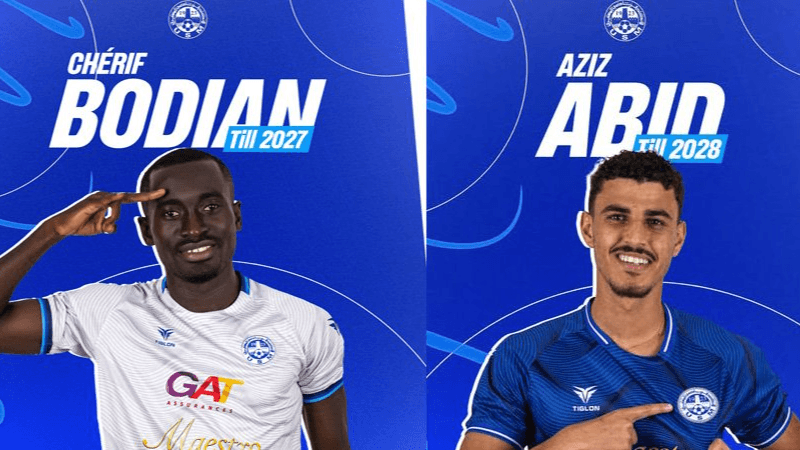 Officiel: Cherif Bodian et Aziz Abid à l'US Monastir