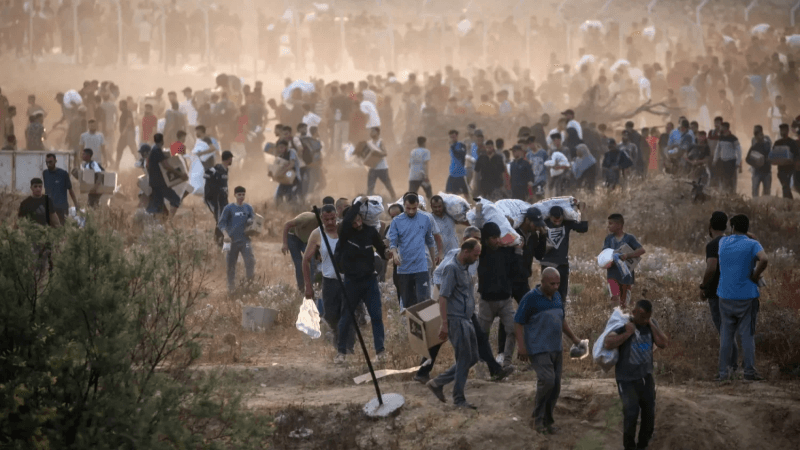 استشهاد 29 فلسطينيا من طالبي المساعدات بنيران الإحتلال