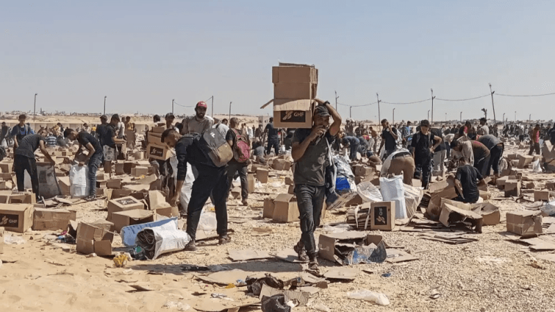 غزة: ضحايا من طالبي المساعدات تحت الأنقاض وسط عجز طواقم الإسعاف
