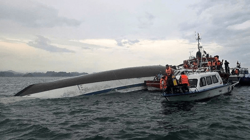 Naufrage d'un bateau touristique au Vietnam: Le bilan monte à 34 morts