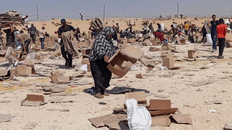 الأونروا: برنامج توزيع المساعدات في غزة فخ موت سادي