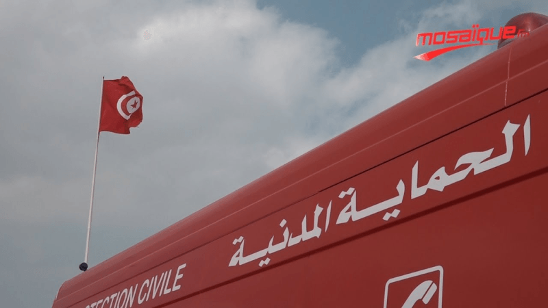جبل الوسط: جهود السيطرة على حريق مصنع الملابس المستعملة متواصلة
