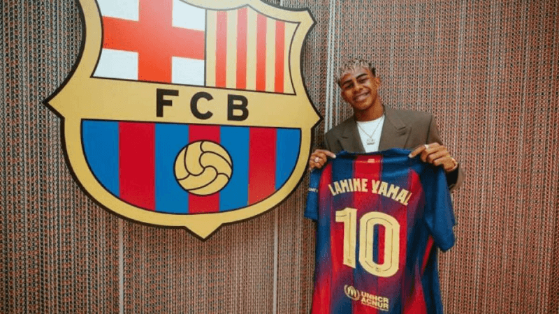 Barça: Lamine Yamal explose les compteurs avec son nouveau maillot