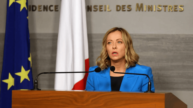 Meloni: La reconnaissance de l'Etat de Palestine...contre-productive