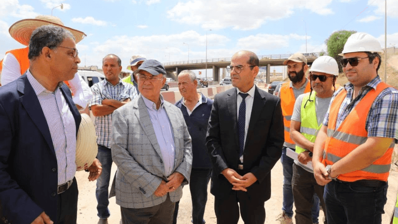 وزير التجهيز والإسكان يتفقد تقدم أشغال مشروع المدخل الجنوبي للعاصمة