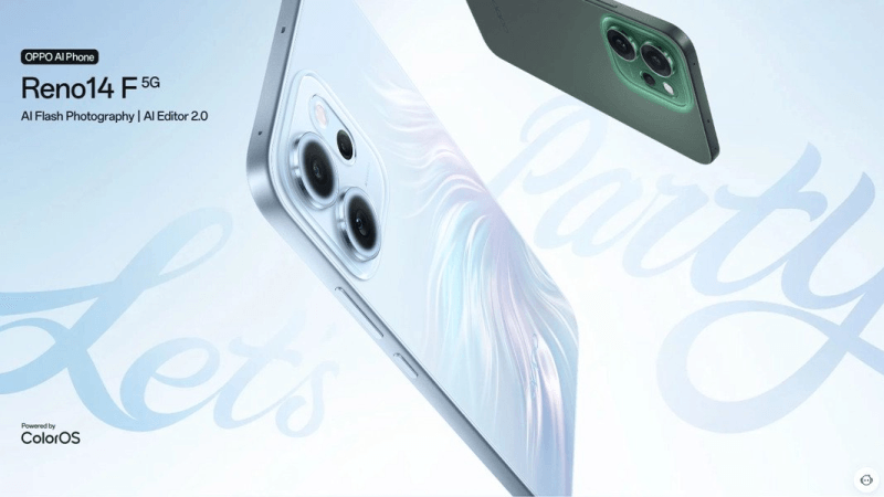 قريباً:  بتقنية الذكاء الاصطناعي OPPO Reno14 F 5G يخطف الأضواء!
