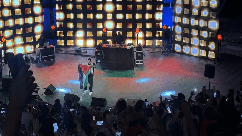 بلطي على ركح الحمامات:' القضية الفلسطينية ماهيش Tendance ‘