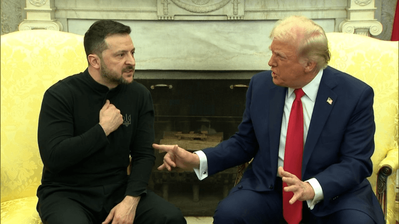 Trump : un accord de paix ne se fera qu’avec Zelensky
