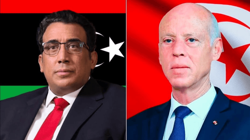 Le président du Conseil libyen Al-Manfi, en Tunisie