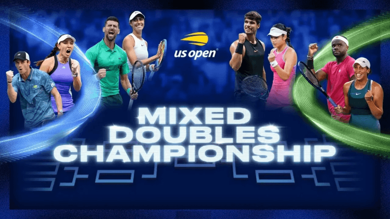 US Open: Des paires prestigieuses au programme du double mixte
