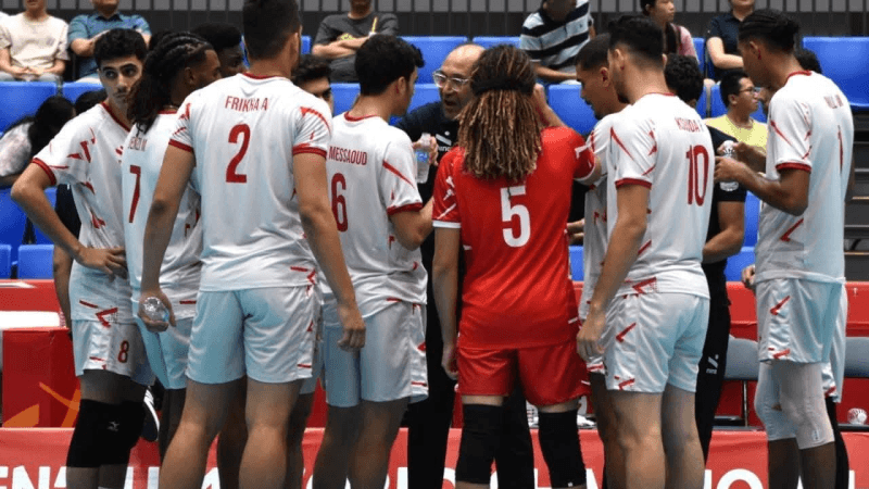 Mondial U21 de volley: La Tunisie s'incline face à l'Indonésie