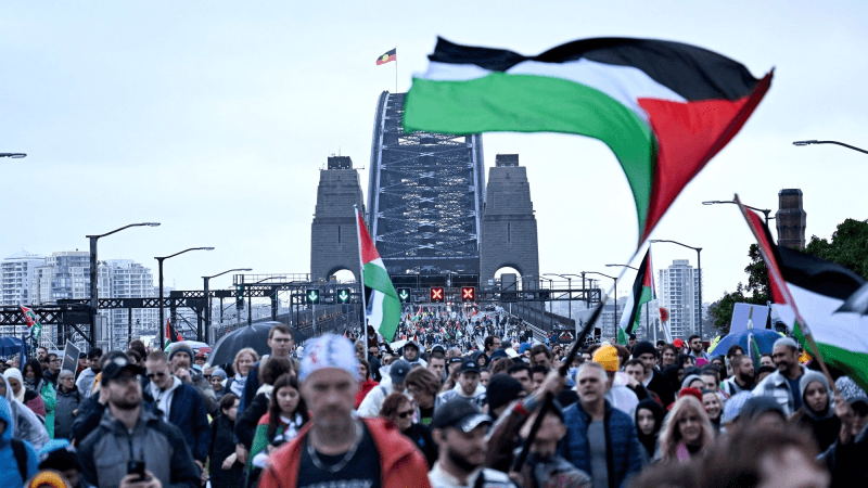 تظاهرات حاشدة في مدن أسترالية نصرة لغزة ورفضا للحرب