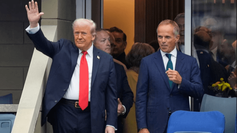 Donald Trump assiste à la finale de l'US Open