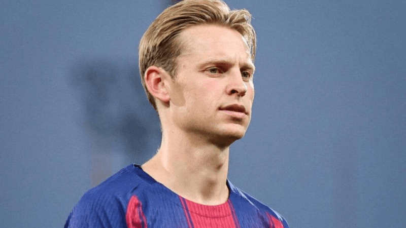 Le Barça annonce la blessure de Frenkie de Jong