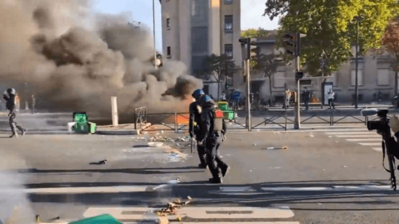 احتجاجات باريس: اعتقال حوالي 200 شخص