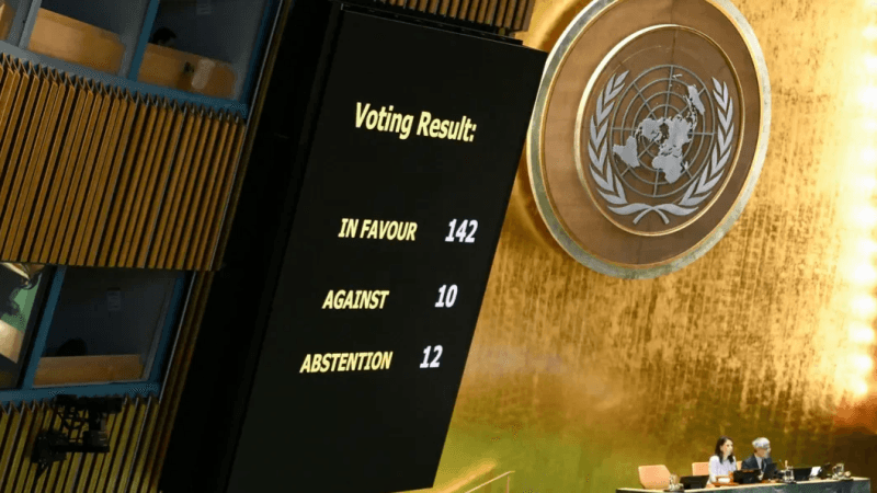 Entre abstention et rejet : 22 pays refusent la solution à deux États