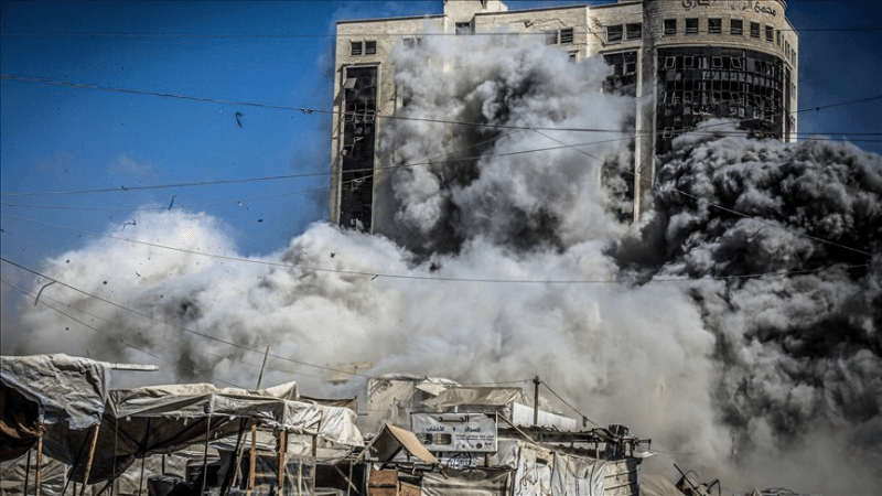 Gaza: L’occupation poursuit la destruction des immeubles résidentiels