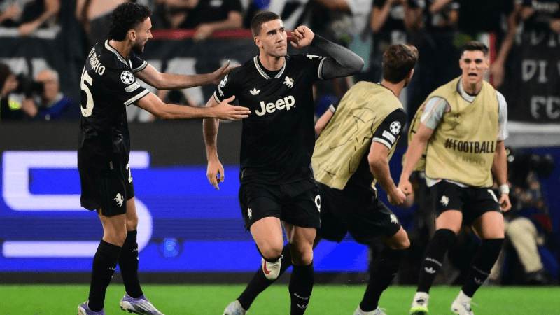 يوفنتوس يفرض التعادل 4-4 على دورتموند بدوري الأبطال