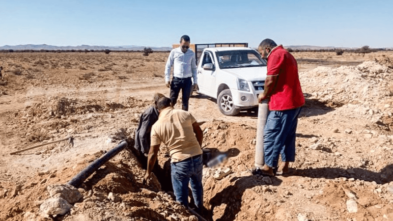 سيدي بوزيد: تقدم أشغال مائية لدفع التنمية في عدد من مناطق بنعون