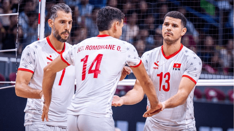 Mondial Volleyball: La Tunisie éliminée en huitième de finale