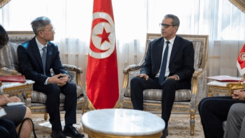 التعاون الثنائي محور لقاء رئيس مجلس الجهات والأقاليم بسفير الصين بتونس