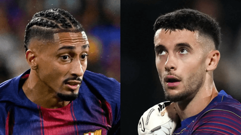 FC Barcelone - PSG: Raphinha et Joan Garcia forfaits