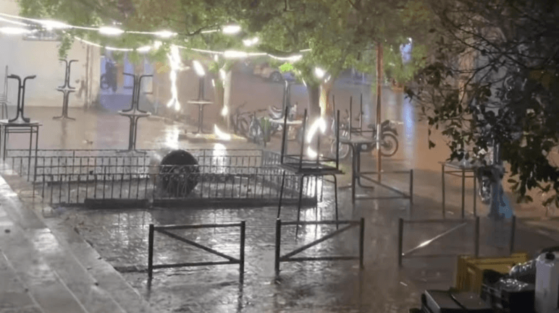 أمطار غزيرة في تطاوين
