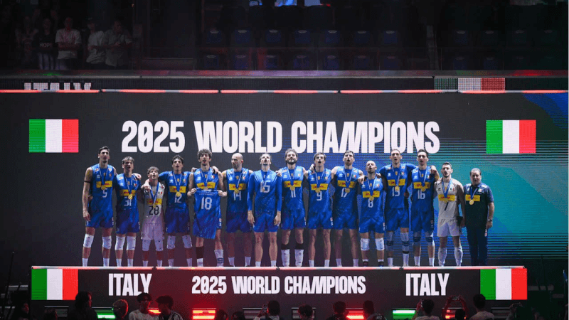 Mondial Volleyball: L'Italie conserve son titre...