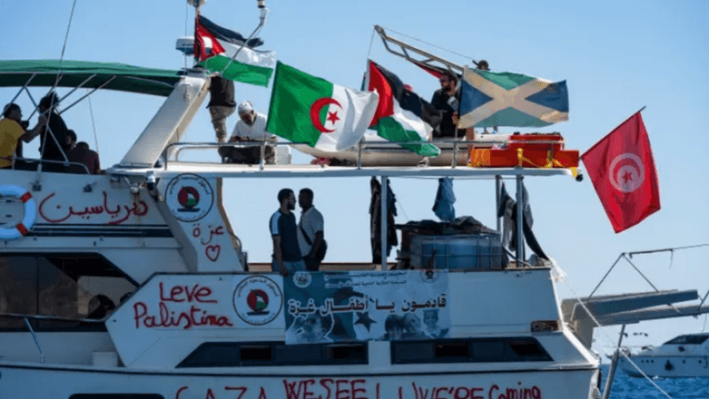 Flottille 'Soumoud' défie le blocus et approche de Gaza