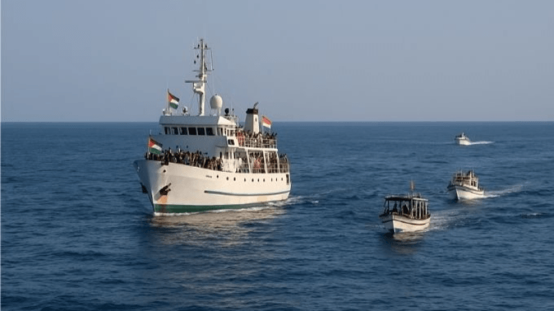 Le dernier bateau de la Flottille Soumoud intercepté