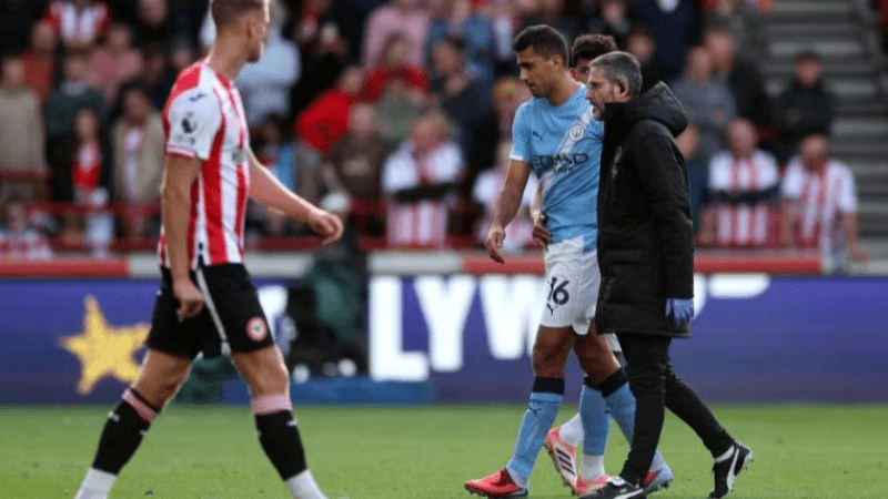 Manchester City: Rodri sort sur blessure...