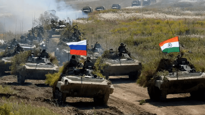 روسيا والهند تبدآن تدريبات عسكرية مشتركة