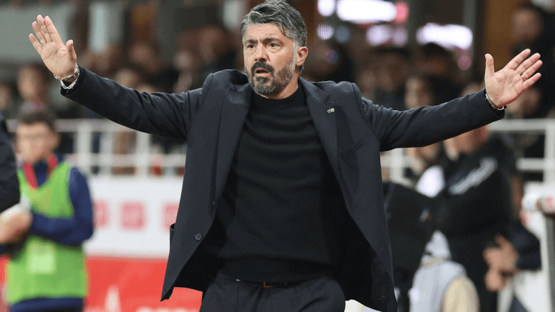 Gattuso :'Gaza me brise le cœur, mais nous devons jouer contre Israël'