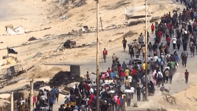 بدء عودة النازحين إلى مدينة غزة مع دخول وقف إطلاق النار حيز التنفيذ