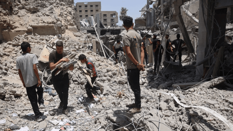 قطاع غزة: 9500 مواطن في عداد المفقودين