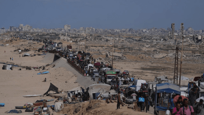شاحنات المساعدات الإنسانية تدخل إلى غزّة