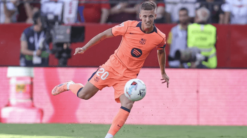 FC Barcelone: Dani Olmo incertain pour le clasico