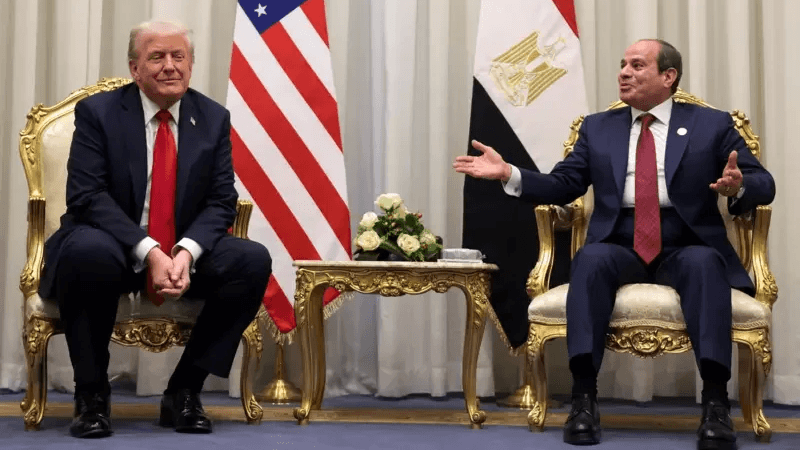ترامب: 'أود انضمام السيسي لمجلس السلام لإدارة غزة'
