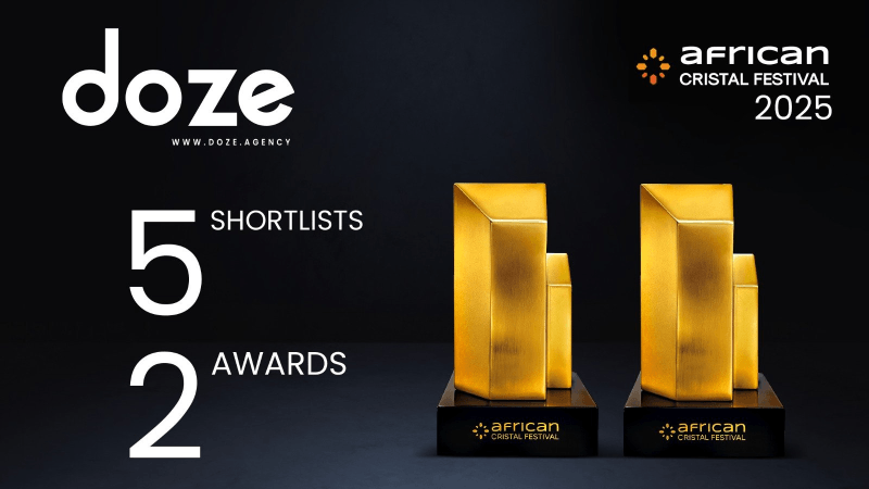 Doze Agency fait rayonner la Tunisie au African Cristal Festival 2025