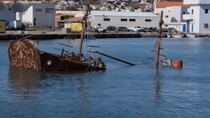 Tabarka : Naufrage d’un bateau de plaisance à l’abandon depuis six ans