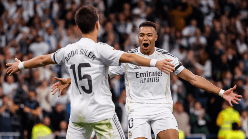 ثنائية مبابي تقود الريال للفوز على فالنسيا وتعزيز قبضته على الصدارة