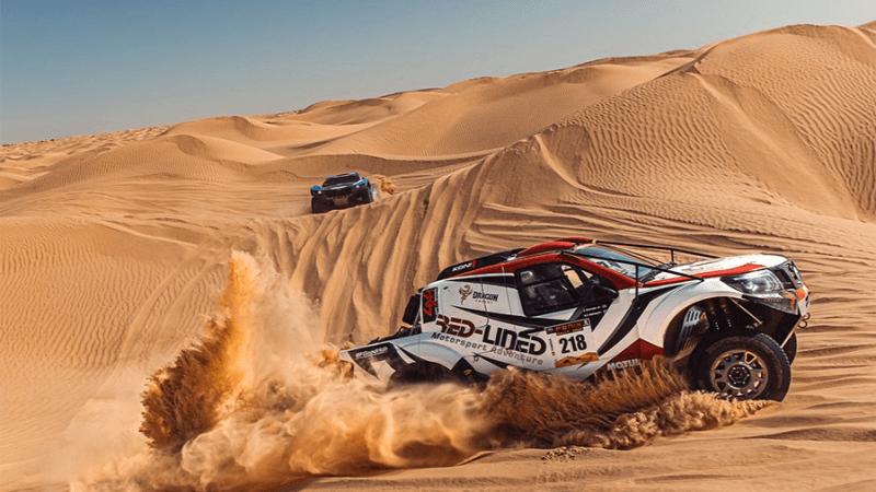 رالي فينيكس في مرحلته الثالثة دوز قصر - غيلان - دوز