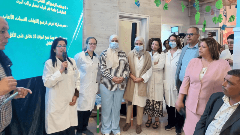 أيام تحسيسية استباقية لحماية الرضع من فيروس التهاب القصيبات الهوائية