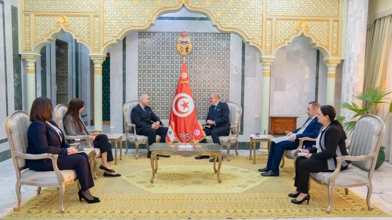 وزير الخارجية يتسلم نسخة من أوراق اعتماد سفير لبنان الجديد بتونس