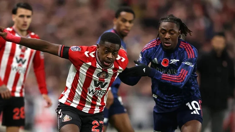 Premier League: Arsenal freiné à Sunderland