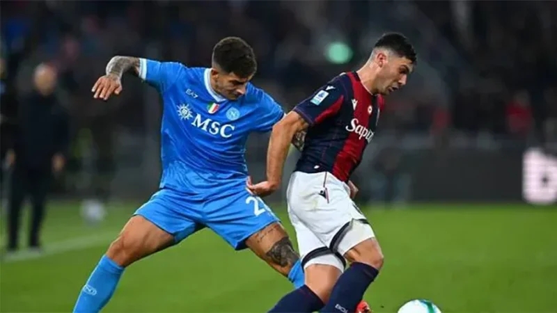 بطولة إيطاليا: نابولي ينهزم أمام بولونيا بثنائية نظيفة