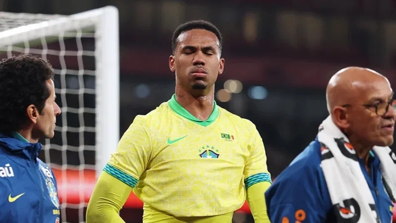 Gabriel forfait pour Brésil - Tunisie...