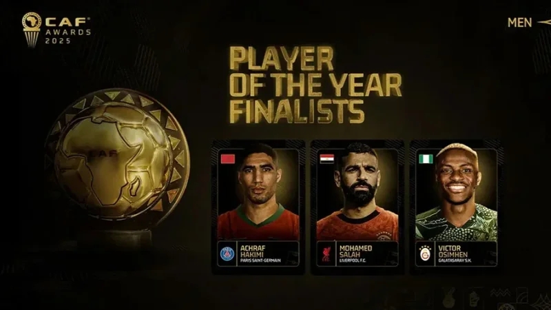 CAF Awards: Salah, Hakimi et Osimhen finalistes